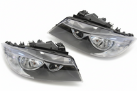 Headlight Headlamp Left & Right (Without Blaster) Compatible With BMW 3 Series E90 2005-2008 Helogen