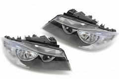 Headlight Headlamp Left & Right (Without Blaster) Compatible With BMW 3 Series E90 2005-2008 Helogen