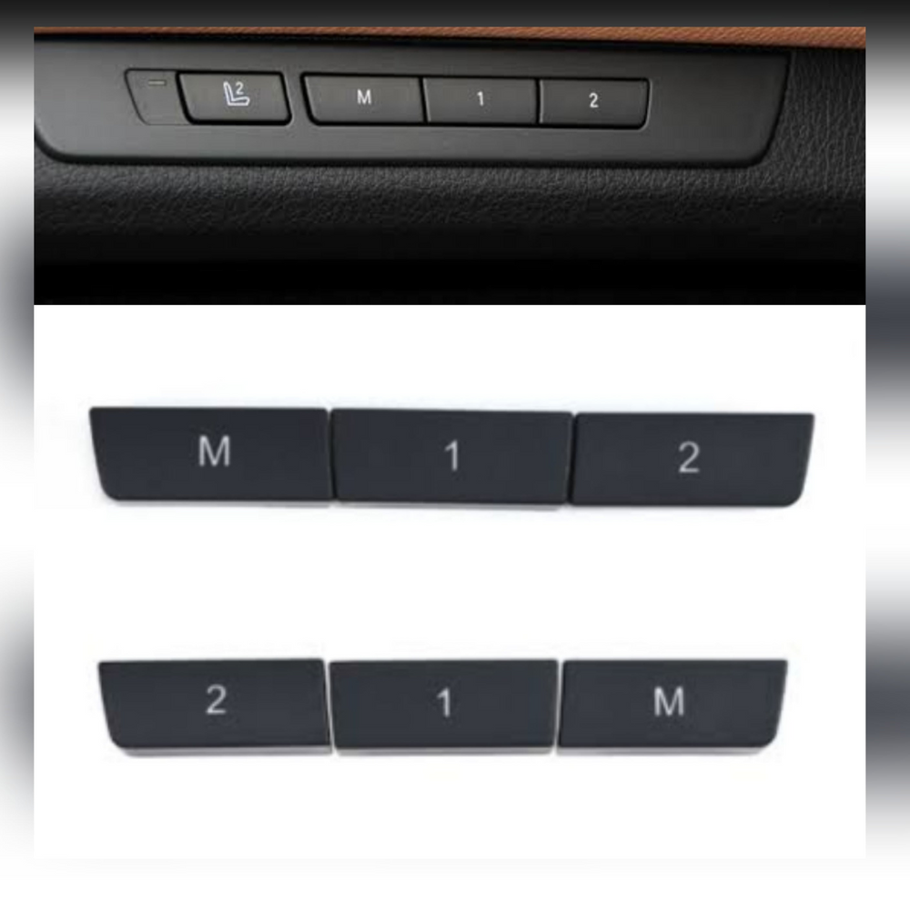 Seat Adjustment Buttons (Set Of 6 L.H & R.H) Compatible with BMW 5 Series F10