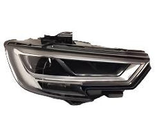 Headlight Headlamp Left 8V0941033C & Right 8V0941034C (Without Blaster) Compatible With AUDI A3 (2018-2020)
