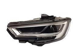Headlight Headlamp Left 8V0941033C & Right 8V0941034C (Without Blaster) Compatible With AUDI A3 (2018-2020)