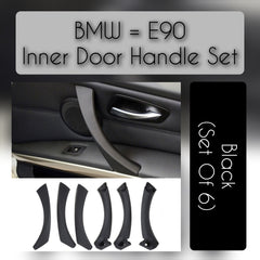 Interior handle set for BMW 3 Series E90: This stylistically designed interior handle besides giving elegance to your car makes the grip soft and easy, which in turn enhances the feeling of driving.