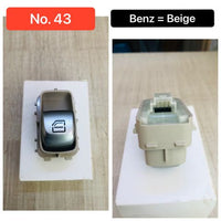 Beige Window Switch 2059051513 2057371000 2229051904 2229052203 Compatible With MERCEDES Benz C-CLASS W205 Tag-SW-43