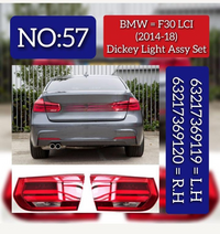 Dicky Light Compatible With BMW 3 Series F30 LCI Dicky Light Left 63217369119 & Right 63217369120 Tag-DLB-57