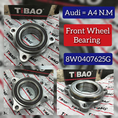 Front Wheel Bearing 4M0498625A 4M0498625B 4M0498625C 4M0498625F 8W0407625F 8W0407625G 8W0407625K 8W0407625M & 8W0407625P 8WD407625 8WD407625A Compatible With AUDI A4 A5 A6 A7 A8 Q5 Q7 Q8