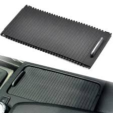 Black Central Console Drink Water Cup Holder Cover Shutter Roller Trim 2046807607-9051 2046804708 -9051 20468076079051 Compatible With MERCEDES BENZ C-CLASS W204