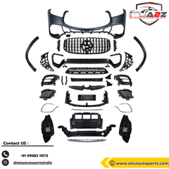 Front Bumper Kit Compatible With Mercedes Benz GLS W167 X167 (2019-2025) Upgrade To Mercedes Benz GLS AMG63 (Shipping Cost Not Included In Price)