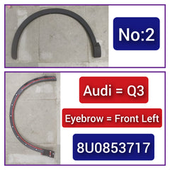 Front Left Wheel Arch (EYEBROW) 8U0853717 Compatible With AUDI Q3 (8UB, 8UG) (2012-2015) Tag-EY-02
