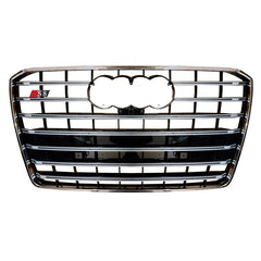 Show Grill (Silver + Black Show Grill) 4H0853651AB Compatible With Audi A8 (2015-2018) Quattro Tag No.113