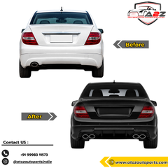 Complete Conversion Bumper Kit Compatible With Mercedes Benz C Class W204 (2011-2014) Upgrade To Amg C63 Amg Bumper (Shipping Cost Not Included In Price)