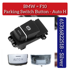 Parking Brake Button Switch Cover Black 61316822518 61319355233 61319318730 61319349035 -1 Compatible with BMW 5 Series F10 & 6 Series F12 & X3 F25