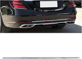 Rear Bumper Chrome 2228851821 Compatible With MERCEDES BENZ S-CLASS W222 2018-2022 Tag No.135