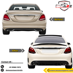 Complete Conversion Bumper Kit Compatible With Mercedes Benz C Class W205 (2015-2021) Upgrade To Amg Amg C63 (Shipping Cost Not Included In Price)