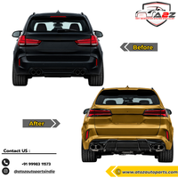 Complete Front & Rear Bumper Full Body Kit Conversion Kit Compatible With BMW X5 F15 (2014-2018) To X5 G05 Lci 2023+ M Sports X5 Style Upgrade (Shipping Cost Not Included)