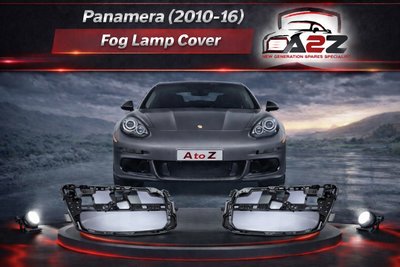 Fog Lamp Cover Compatible With PORSCHE PANAMERA 2014-2017 Fog Lamp Cover Left 97050566300 & Right 97050566400 Fog No.161 (2010-16)
