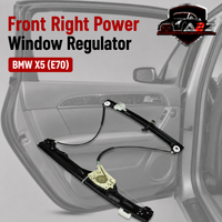 Front Right Power Window Regulator 51337166380 Compatible with BMW X5 (E70)