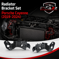 Radiator Bracket Set Left 9Y0805515 & Right 9Y0805516 Compatible With Porsche Cayenne (2019-2024) Tag No.216