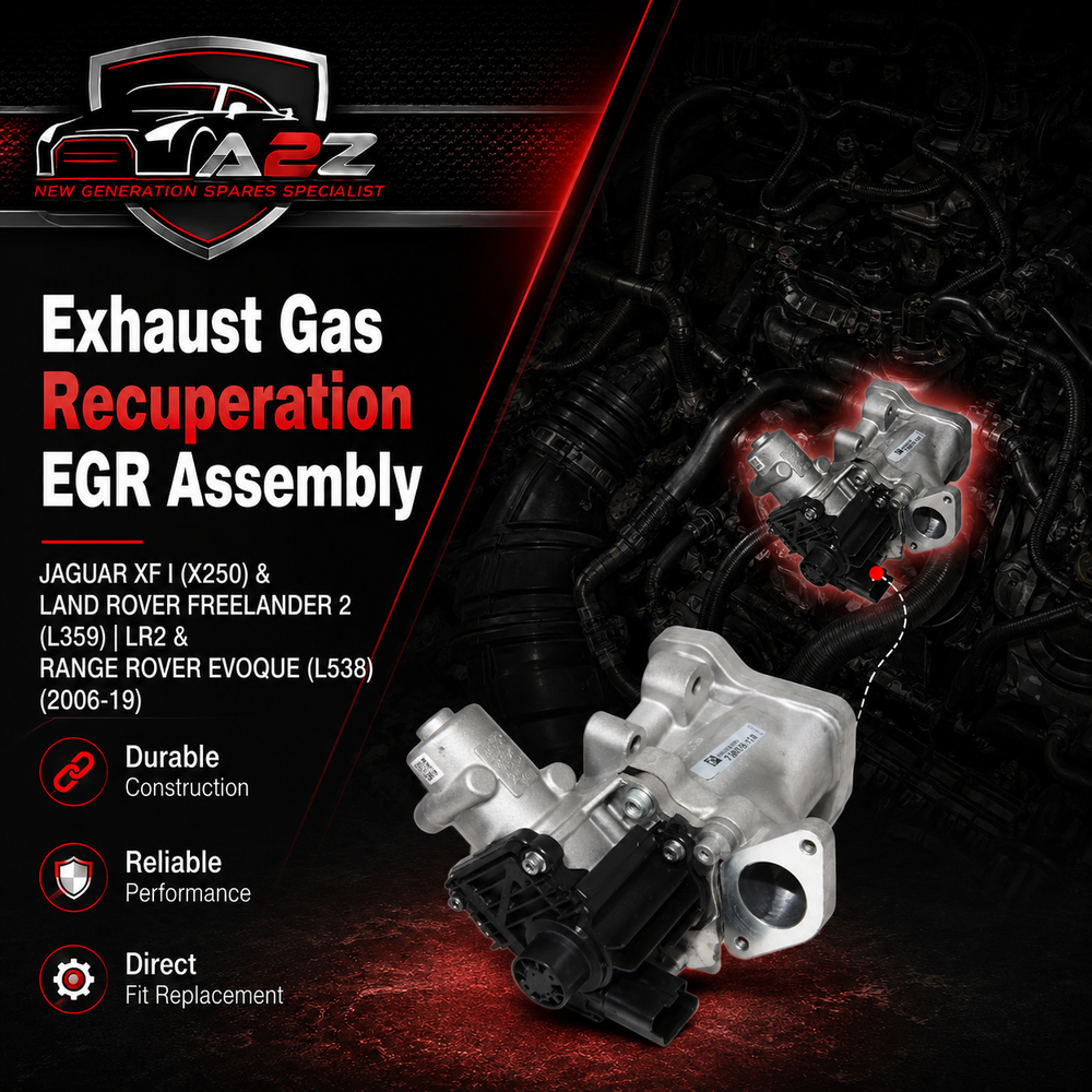 Exhaust Gas Recuperation EGR Assembly LR000997 Compatible With JAGUAR XF I (X250) & LAND ROVER FREELANDER 2 (L359) | LR2 & RANGE ROVER EVOQUE (L538)