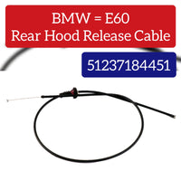 Engine Hood Release Wire Cable 51237184451 51237008760 51237008761 Compatible With BMW For 5 Series E60