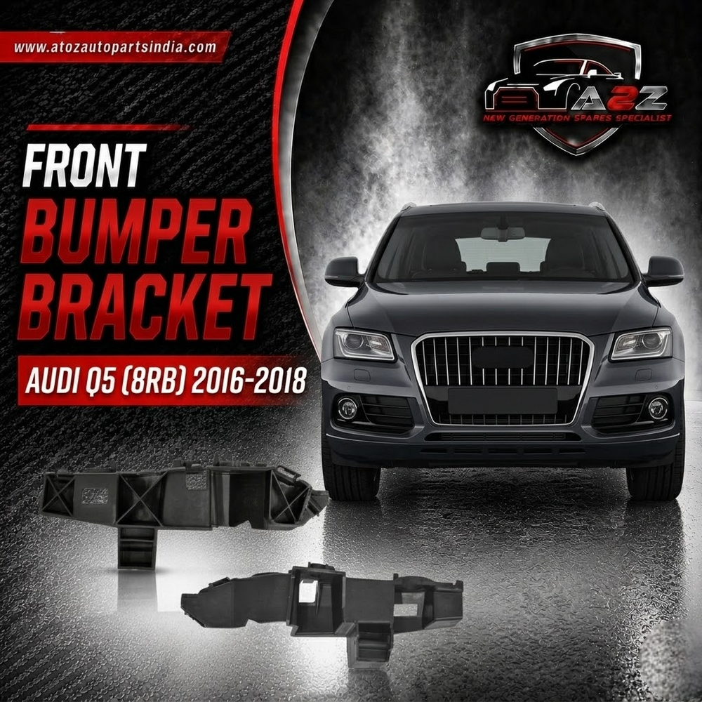 Front Bumper Bracket Left 80A807283A & Right 80A807284A Compatible With AUDI Q5 (8RB) 2016-2018 Tag No.163