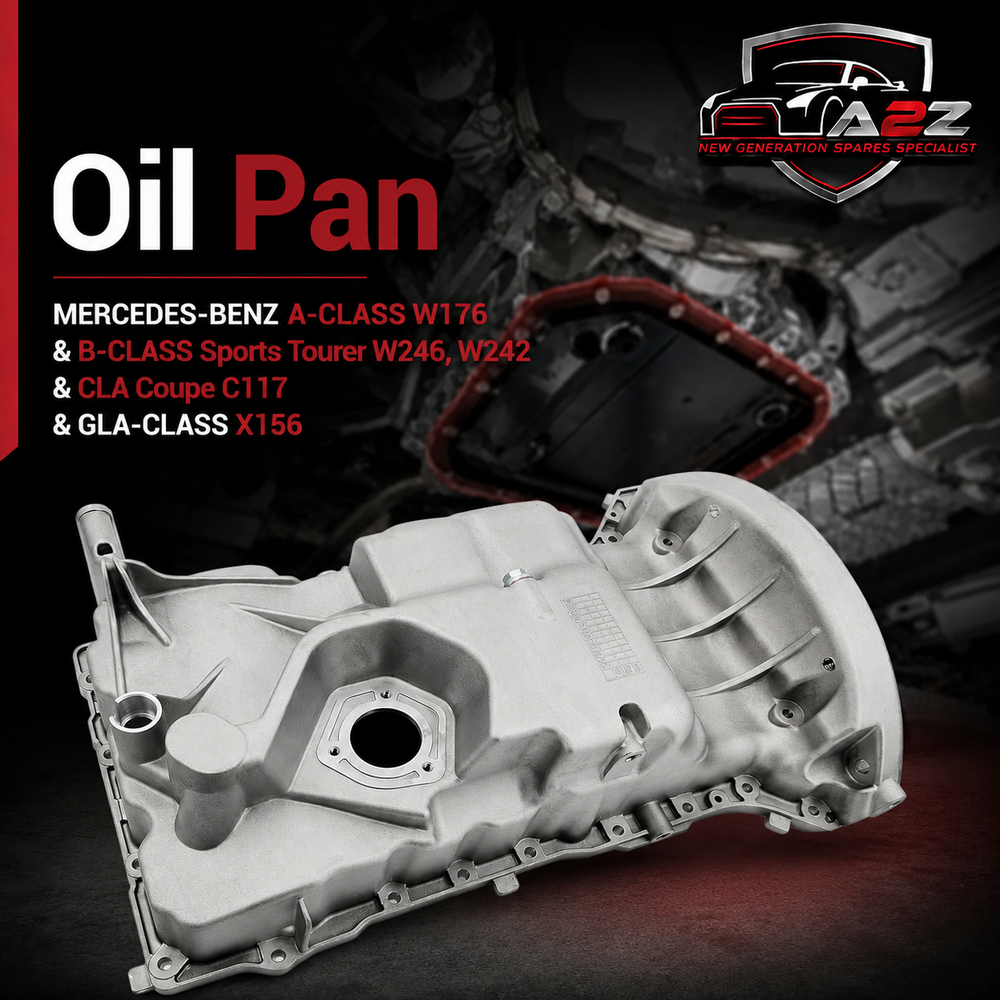 Oil Pan 2700100113 2700107600 A2700107600 A2700100113 Compatible With MERCEDES-BENZ A-CLASS W176 & B-CLASS Sports Tourer W246, W242 & CLA Coupe C117 & GLA-CLASS X156 Tag-OP-17