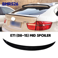 Rear Mid Trunk Spoiler BMRS26 Compatible With BMW E71 (2008-15)
