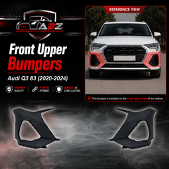 Front Upper Bumpers Left 83G807107F & Right 83G807108F Compatible With Audi Q3 83 (2020-2024) Tag No.76