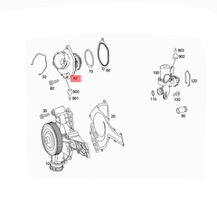 Elbow (Thermostat) 2722000415  2722000115 2722000015  For MERCEDES-BENZ C-CLASS W204 & E-CLASS W211 W212,  S-CLASS W221 Tag-E-20