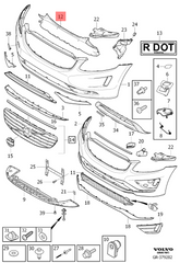 Front Inner Bumper Bracket 31323760 Compatible With VOLVO XC60 II (246) Tag No.2610