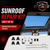 Sunroof Repair Kit (Set Of 8) Compatible With MERCEDES BENZ (W156)/(W117)/(W176)/(W205)/(W253)/(W222)/(W292)