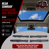 Rear Sunroof Glass Slide Rail Bracket Compatible With BMW E70/F15/E83