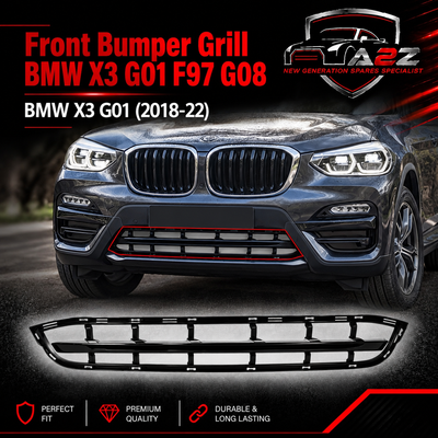 Front Bumper Grill 51117399898 Compatible With BMW X3 (G01, F97, G08) Tag No.65