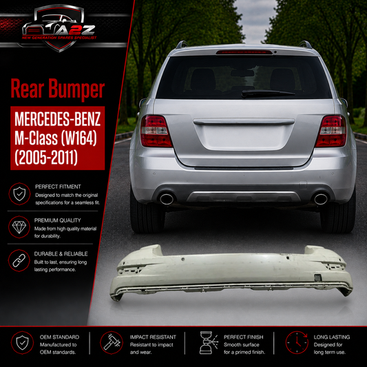 Rear Bumper A1648802940 Compatible With MERCEDES-BENZ M-Class (W164) (2005-2011) Tag No.12