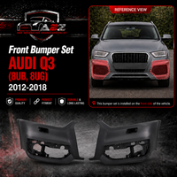 Front Bumper Left 8U0807065 & Right 8U0807066 Compatible With AUDI Q3 (8UB, 8UG) 2012-2018 Tag No.71