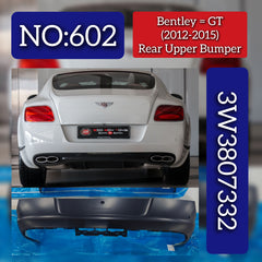 Rear Upper Bumper 3W3807332 Compatible With Bentley GT (2012-2015) Tag No.602
