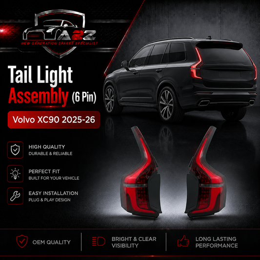 Tail Light Assembly (6 Pin) Left 32386044 & Right 32386047 Compatible With Volvo XC90 2025-26 Tag No.212