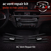 Center AC Conditioner Air Vent Grill Outlet Tab Clip Repair Kit 2Pcs 64229292741 Compatible With BMW X1 F48 Tag-ACR-29