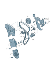 Timing Belt 94970 03G109119 03G109119B Compatible With SKODA OCTAVIA II (1Z3) | LAURA SUPERB II (3T4) & VW PASSAT B6 (3C2) | PASSAT / Magotan (DAYCO)