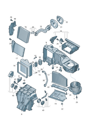 AC Heater Blower Motor 1K1819015/1K1819015C Compatible with AUDI Q3 (8UB, 8UG) & SKODA OCTAVIA II (1Z3) | LAURA & VW JETTA III (1K2) | BORA | VENTO Tag-BM-11