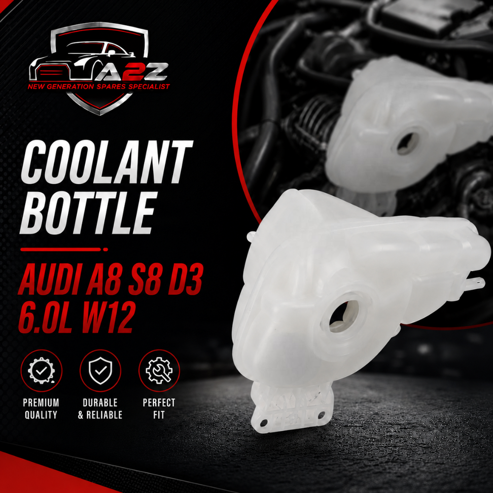 Coolant Bottle 4E0121403G 4E0121403H For AUDI A8 S8 D3 6.0L W12 Tag-B-42