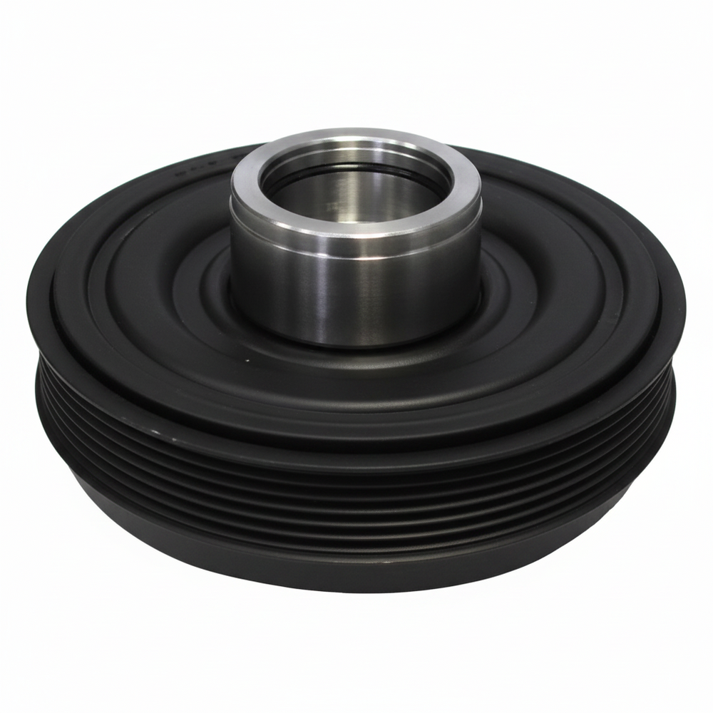Crankshaft Pulley LR074072 LR113860 G4D36316AC G4D36316AG Compatible With LAND ROVER DISCOVERY SPORT (L550) & DISCOVERY V (L462) & RANGE ROVER EVOQUE (L538) & XE (X760) & JAGUAR F-PACE (X761) &XF II (X260)Tag-CP-14