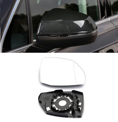 Side Rearview Wing Side Mirror Glass Left 4M0857535A & Right 4M0857536A Compatible With AUDI Q5 (FYB, FYG) & Q7 (4MB, 4MG, 4MQ) 2016-2020