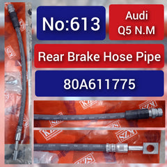 Rear Brake Hose Pipe 80A611775 Compatible with AUDI Q5 N.M Tag-H-613