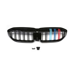 Front Bumper Grill Compatible With Bmw 3 Series G20 2018-2021 Front Bumper Grill M Colour