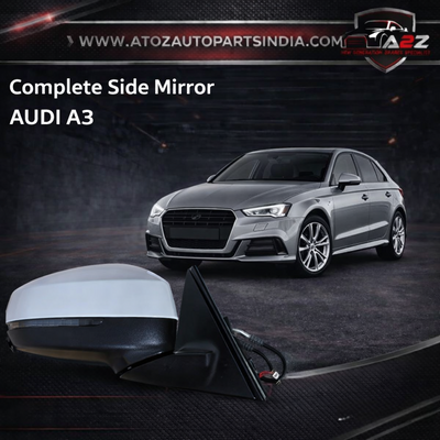 Mirror Assembly Electric Folding/Turn Signal Complete Door wing Mirror Left & Right (8 Pin) Compatible With AUDI A3 Limousine (8VS 8VM) | A3 / S3 Tag-SMA-169