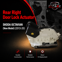 Rear Right Door Lock Actuator 5E0839016A Compatible With SKODA OCTAVIAN (New Model) (2013-20)