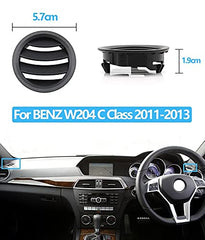 Ac Vent Compatible With Mercedes C Class Ac Vent Cover C Class W204 2011-2014 Black