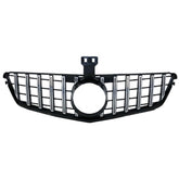 Front Bumper Grill Compatible With Mercedes Benz C Class W204 2007-2014 Front Bumper Grill W204 Grill Gtr Silver