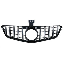 Front Bumper Grill Compatible With Mercedes Benz C Class W204 2007-2014 Front Bumper Grill W204 Grill Gtr Silver
