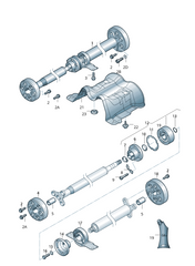 Rear Drive Shaft Coupler Flex Joint 1K0521307A Compatible With AUDI Q3 (8UB, 8UG) & TT (FV3, FVP)